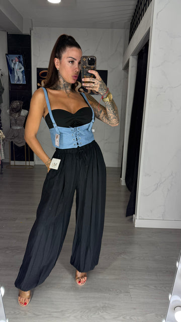 Pantalón chino negro