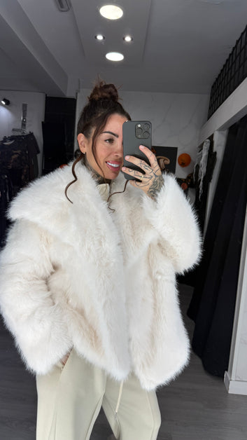 Chaqueta oso blanco