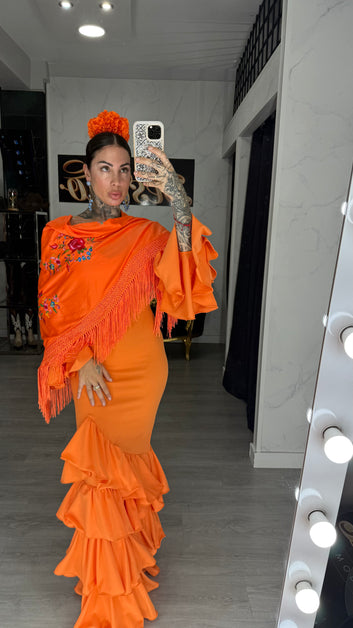 Vestido naranja