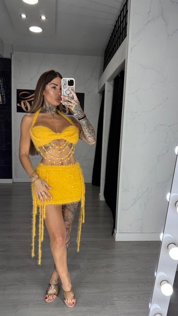 Conjunto mostaza