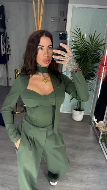 Camiseta lazo verde