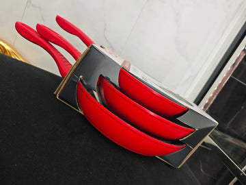 Juego sartenes roja